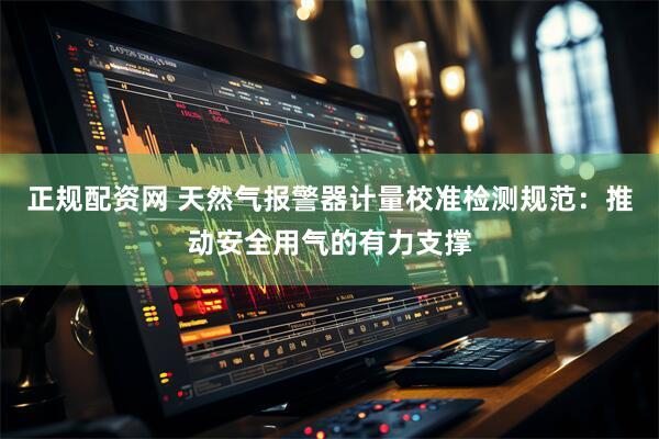 正规配资网 天然气报警器计量校准检测规范：推动安全用气的有力支撑