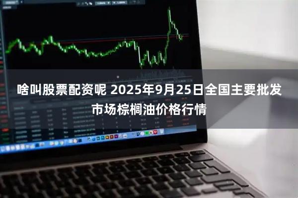 啥叫股票配资呢 2025年9月25日全国主要批发市场棕榈油价格行情